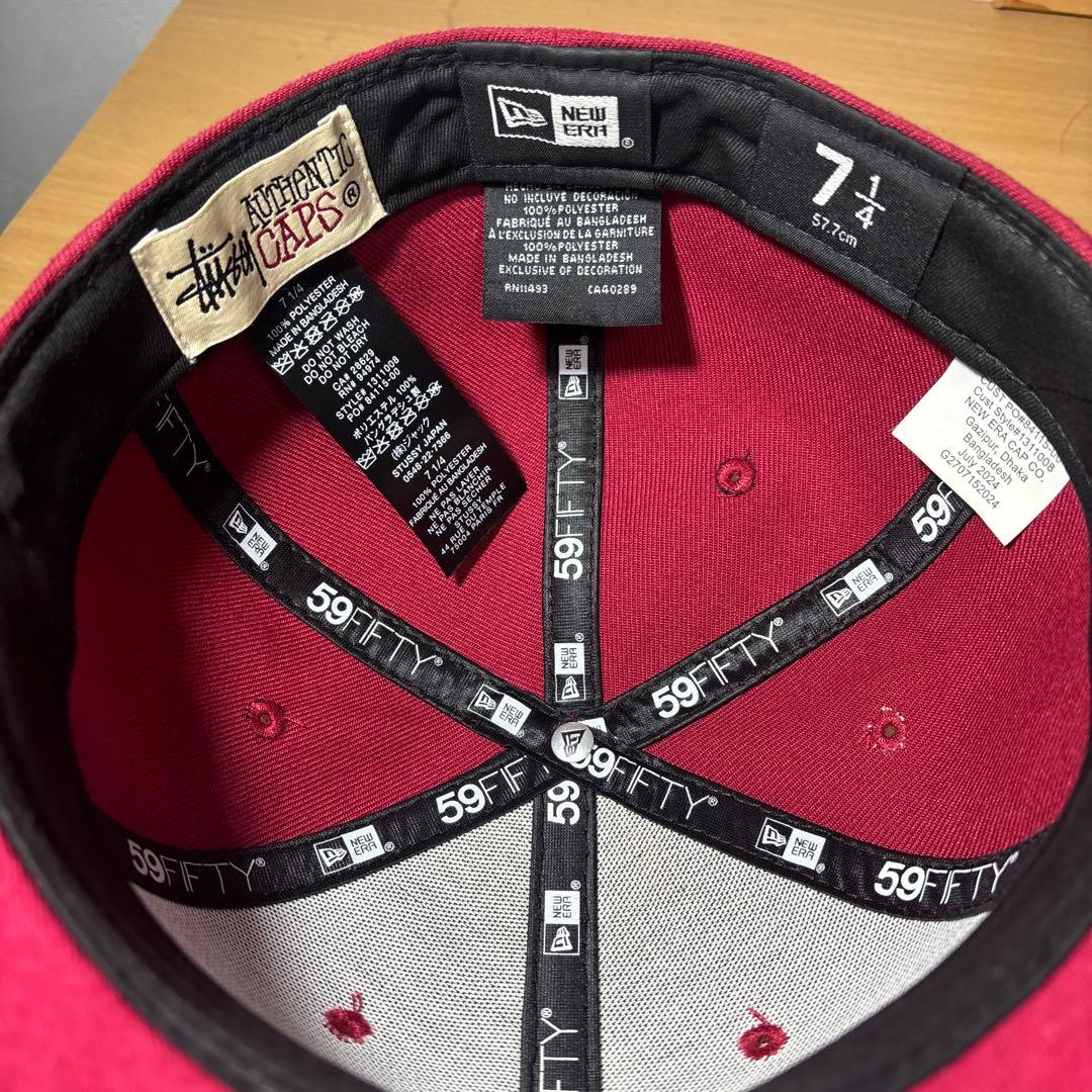 STUSSY× NEW ERA キャップ