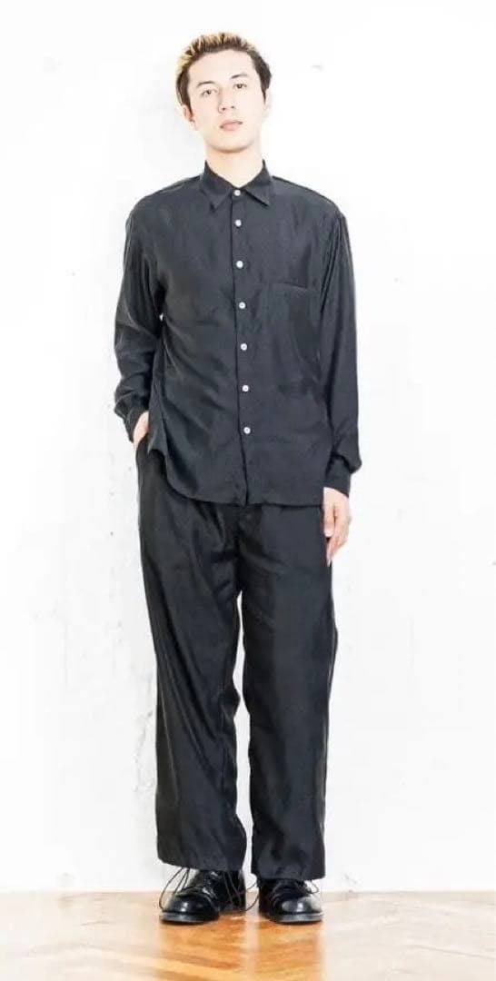 YOKEヨーク　25ss CUPRO JUMP SUIT BLACK