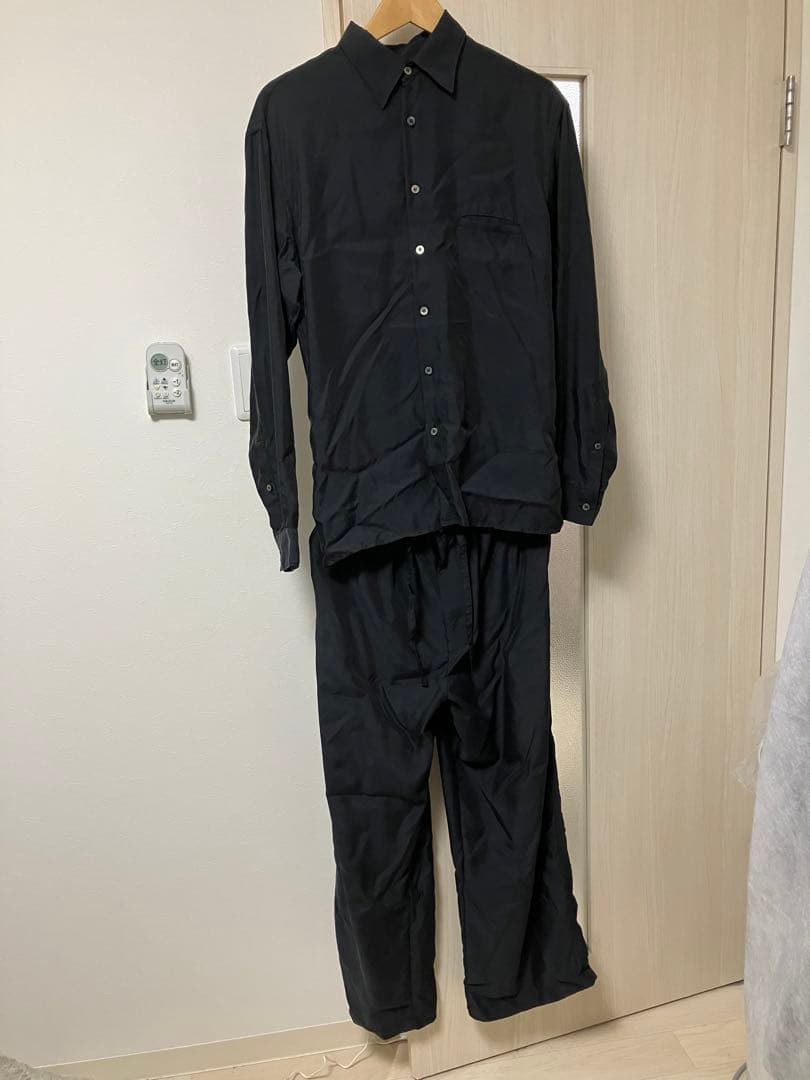 YOKEヨーク　25ss CUPRO JUMP SUIT BLACK