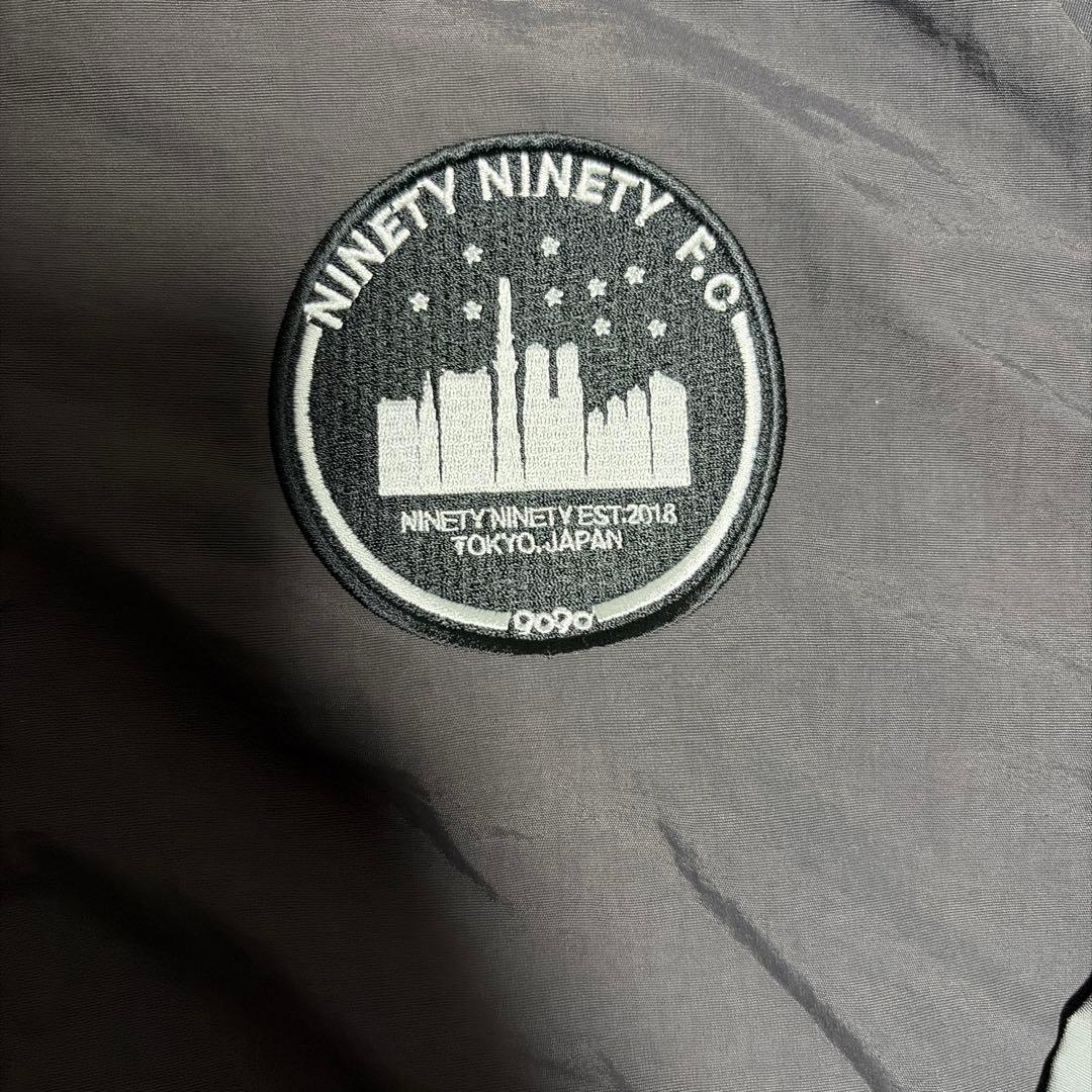 9090✖︎umbro ナイロンジャケット グレー/ブラック