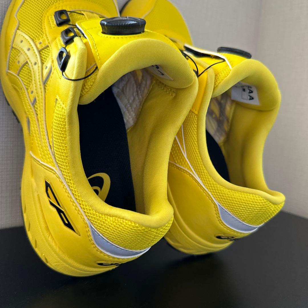 新品　限定色　アシックス asics CP209 BOA イエロー 25.5㎝