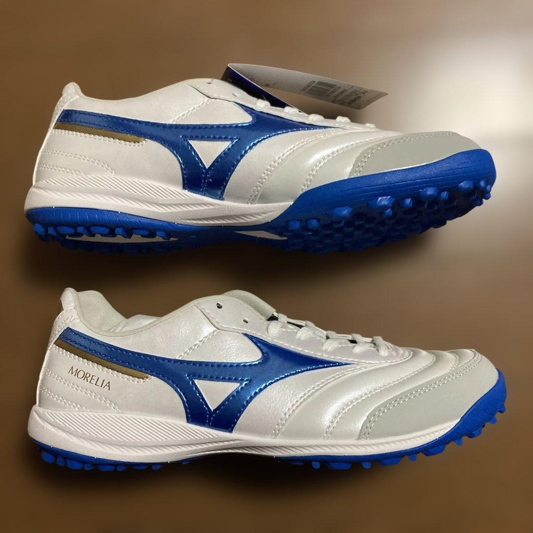 【新品・未使用】MORERIA SALA PRO TF サッカー 白青　24cm