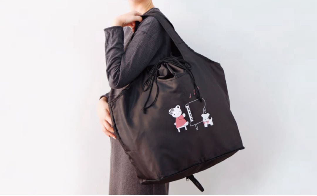 ファミリア　新作ノベルティ　大容量　エコバッグ　収納　折りたたみバッグ　テリア