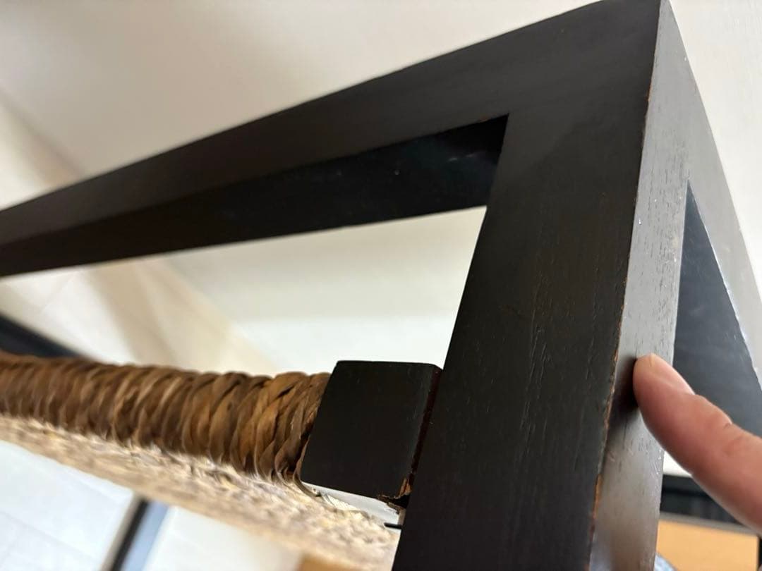 PERFORMAX ガラス天板 ローテーブル ウォーターヒヤシンス家具