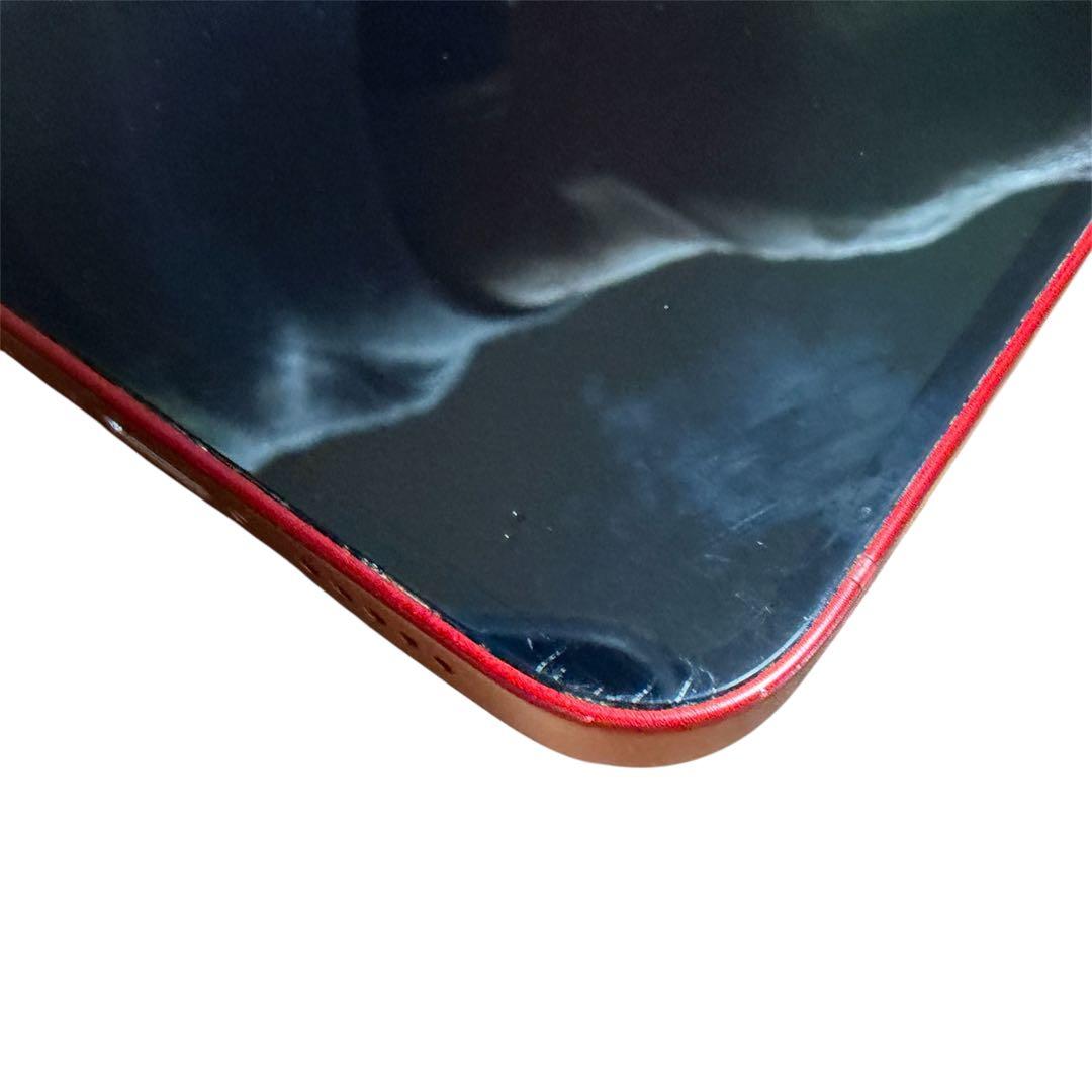 iPhone 13 128gb レッド　Apple 画面擦れ