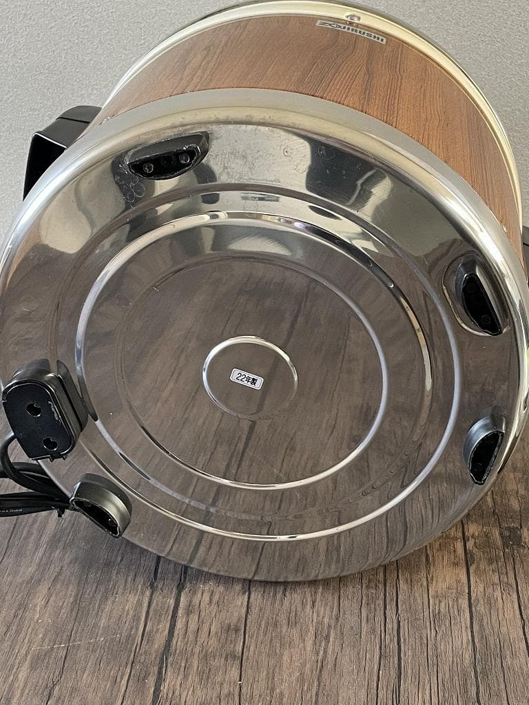 【美品】象印　業務用電子ジャー　THA-C60A型　木目調　2022年製