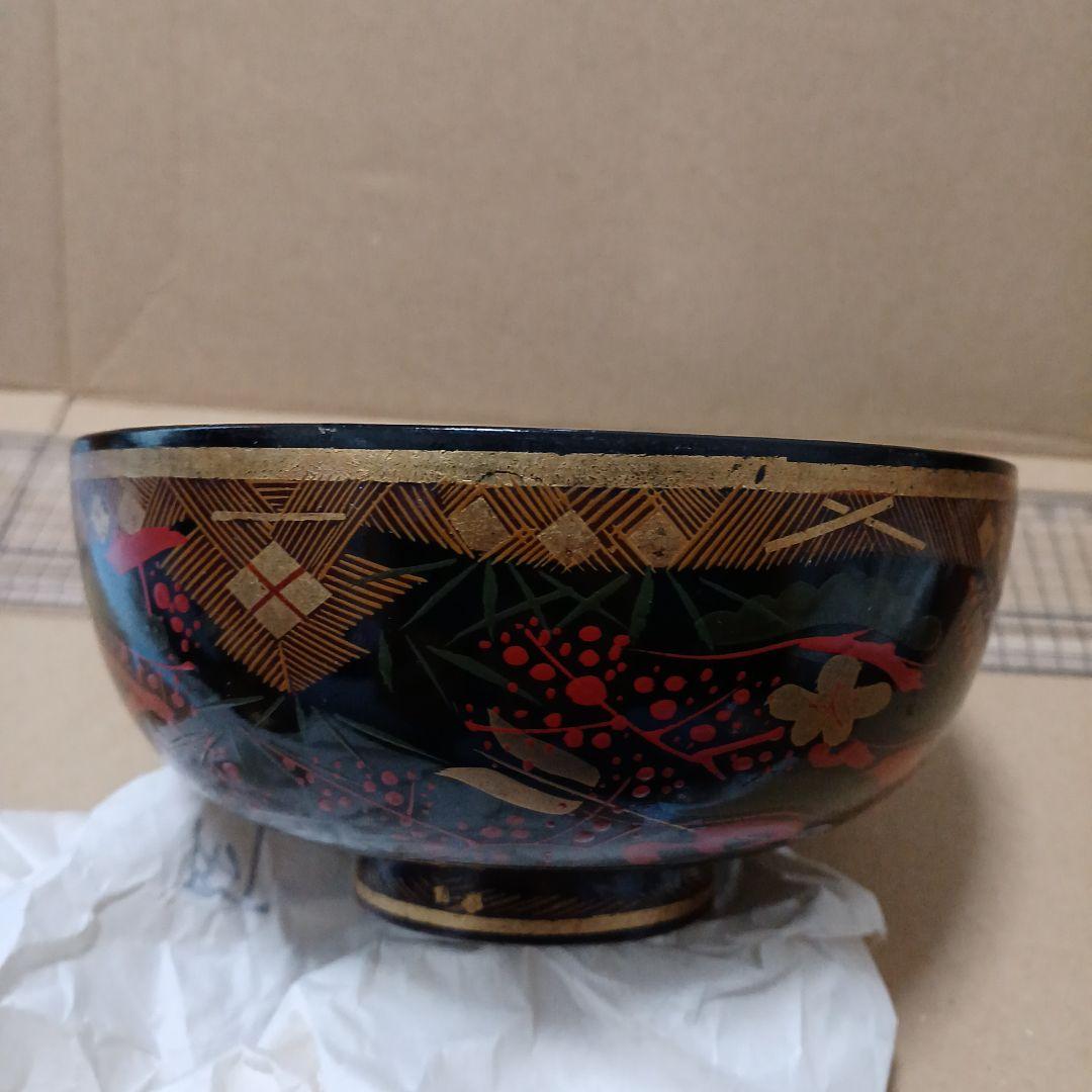 江戸時代の秀衝塗　椀