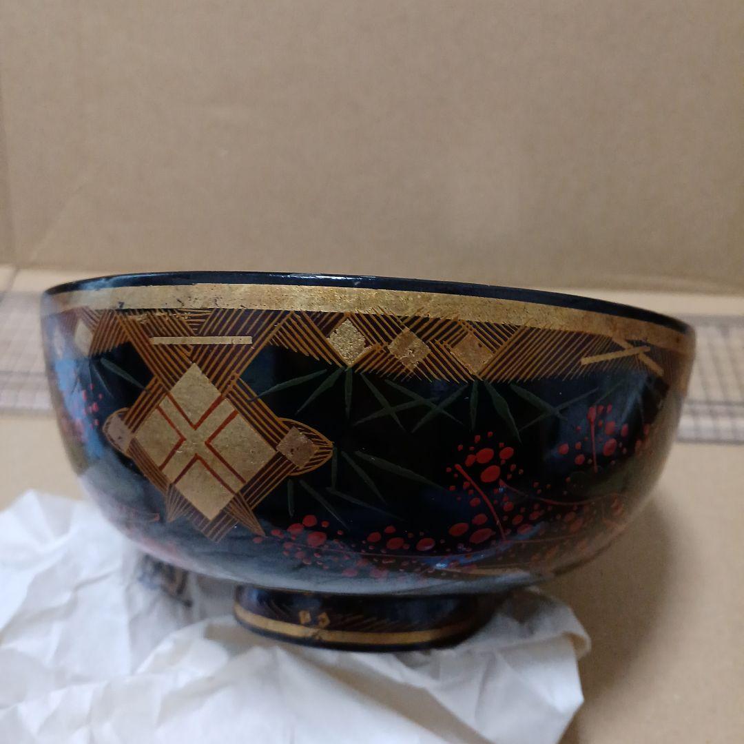 江戸時代の秀衝塗　椀