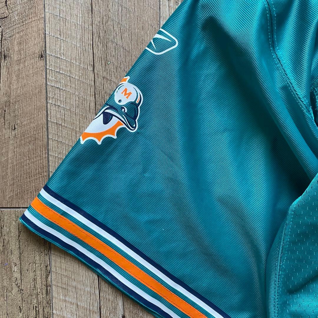 NFL 公式 マイアミドルフィンズ フットボールシャツ ユニフォーム 34番