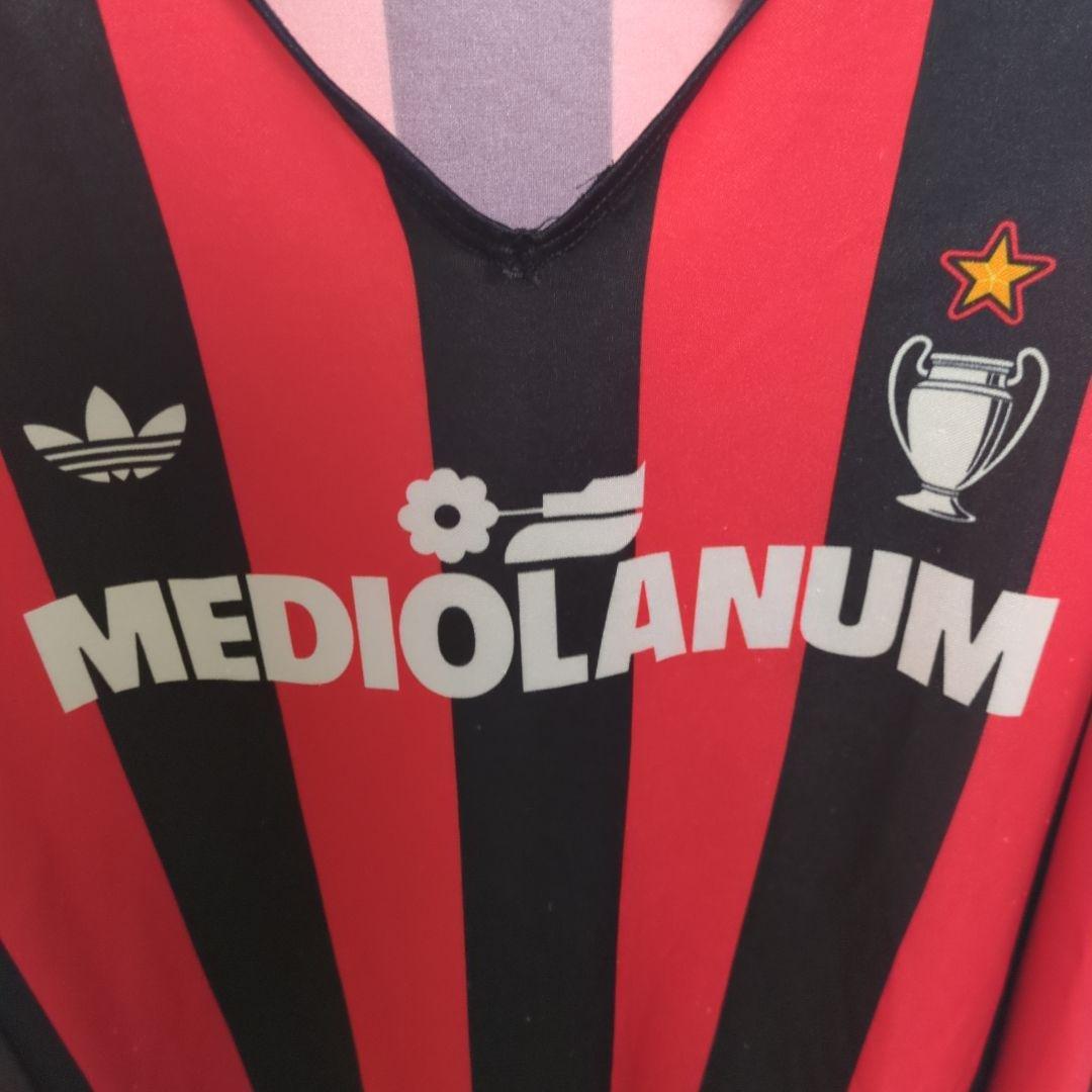ACミラン 91-92 長袖 インターコンチネンタルカップパッチ付き