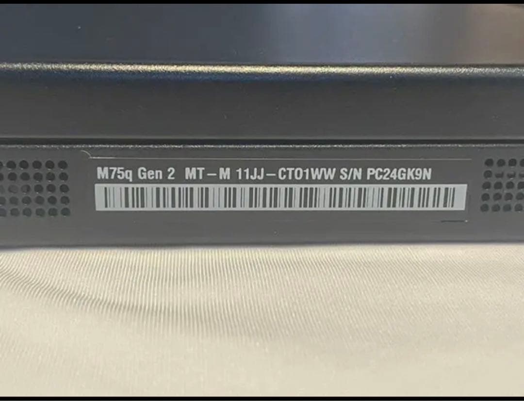 ThinkCentreM75q-2 Gen2 Tiny Sandwichキット2