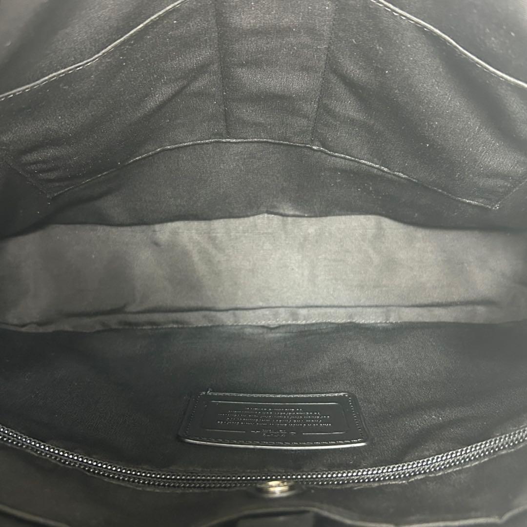 【良品】✅定価9.6万　メンテ済み　コーチ　ビジネスバッグ　COACH ブラック