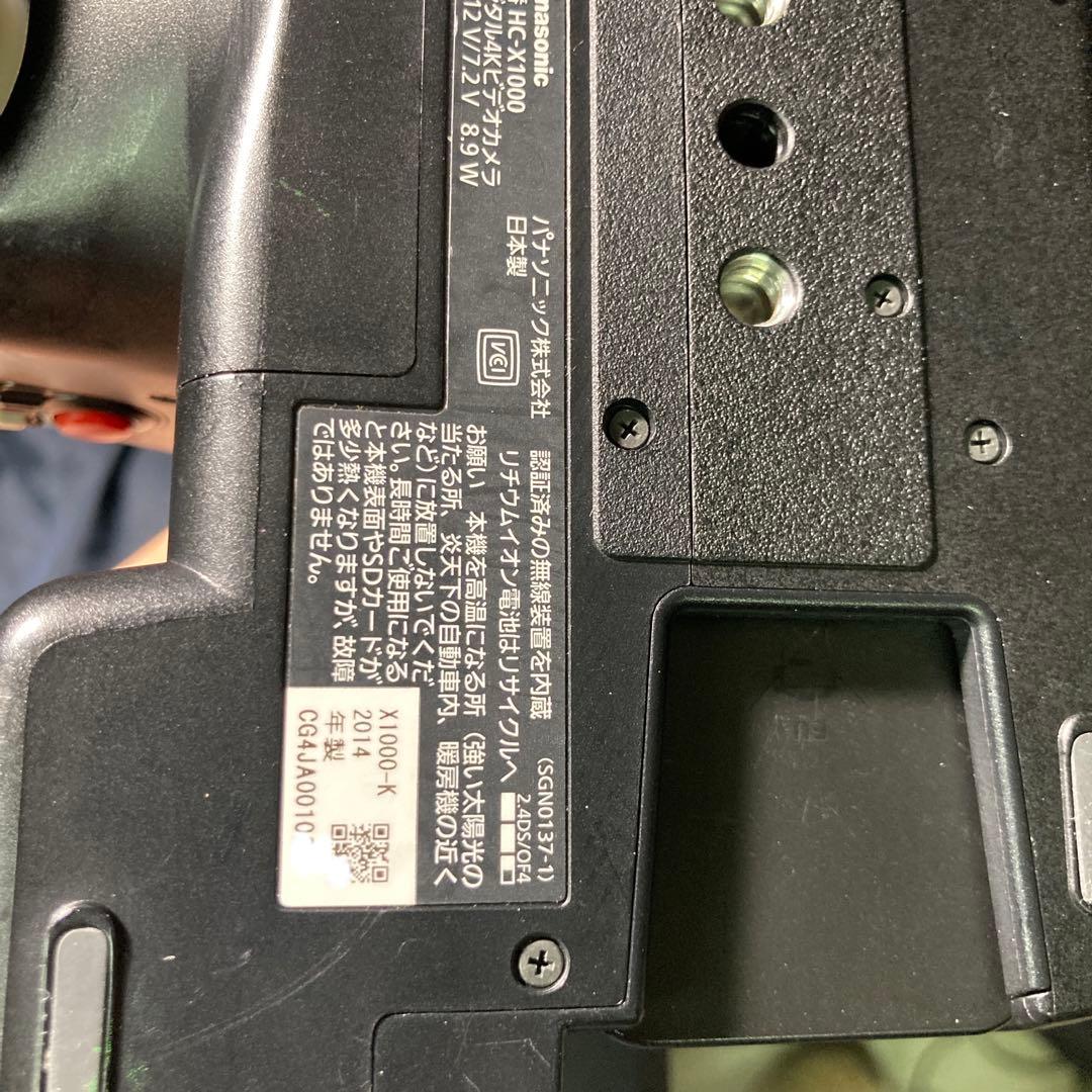 パナソニック　4k60p 対応ビデオカメラ HC-X1000-K