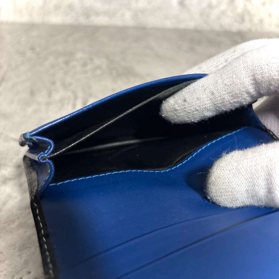 【凪！】ETTINGERエッティンガー名刺入れ カードケース レザー 紺