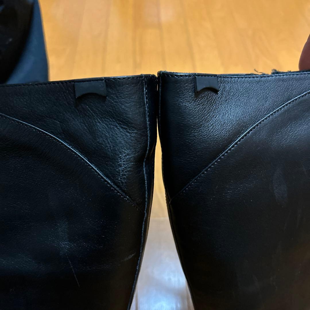 最後の値下げ！CAMPER ブラック ロングブーツ 24cm