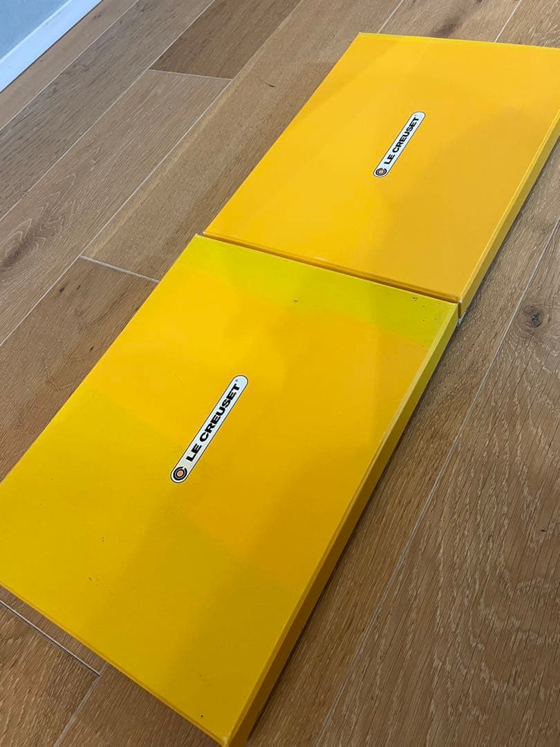 新品未使用　LE CREUSET グレー 皿 マルチオーバルプレート　2枚セット