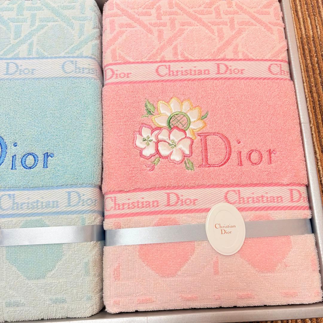 Christian Dior クリスチャンディオール タオルケット 2P ペア