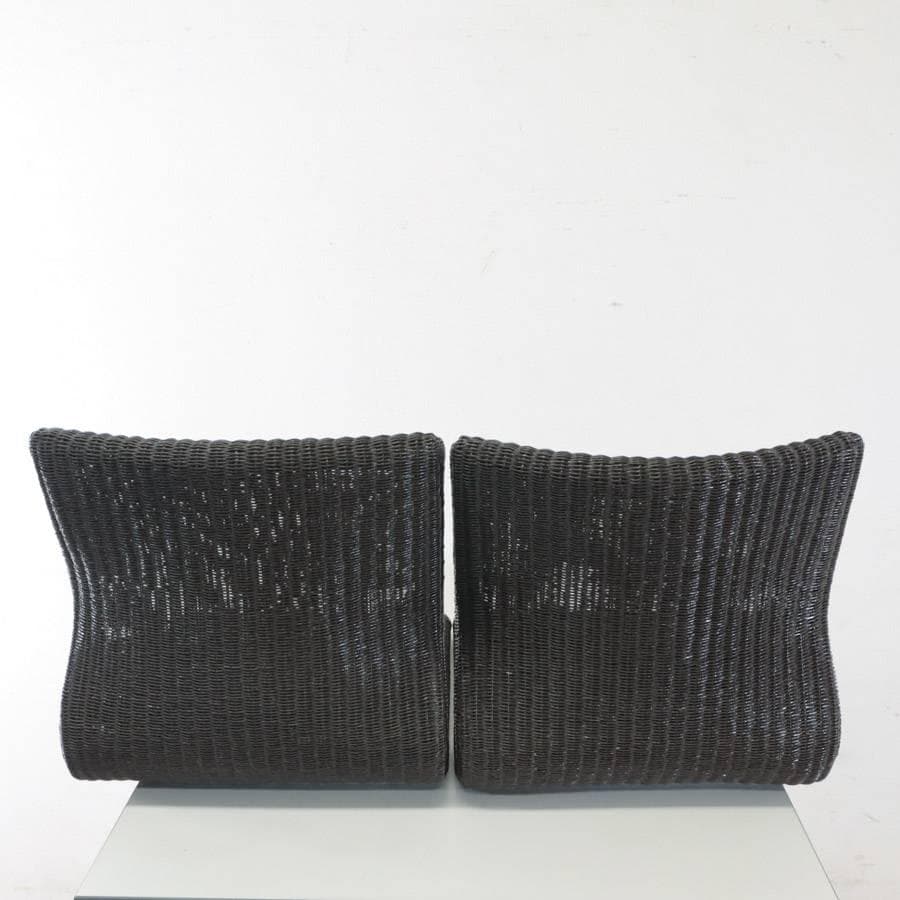 京都洛中高岡屋 座布団 + FLYMEe フォロー フロアチェア 2脚セット