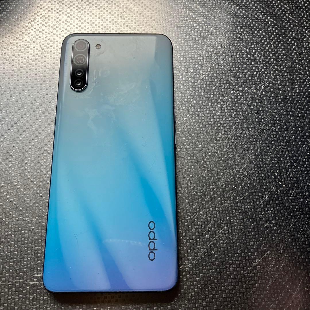 oppo Reno3Aスマートフォン グラデーションブルー