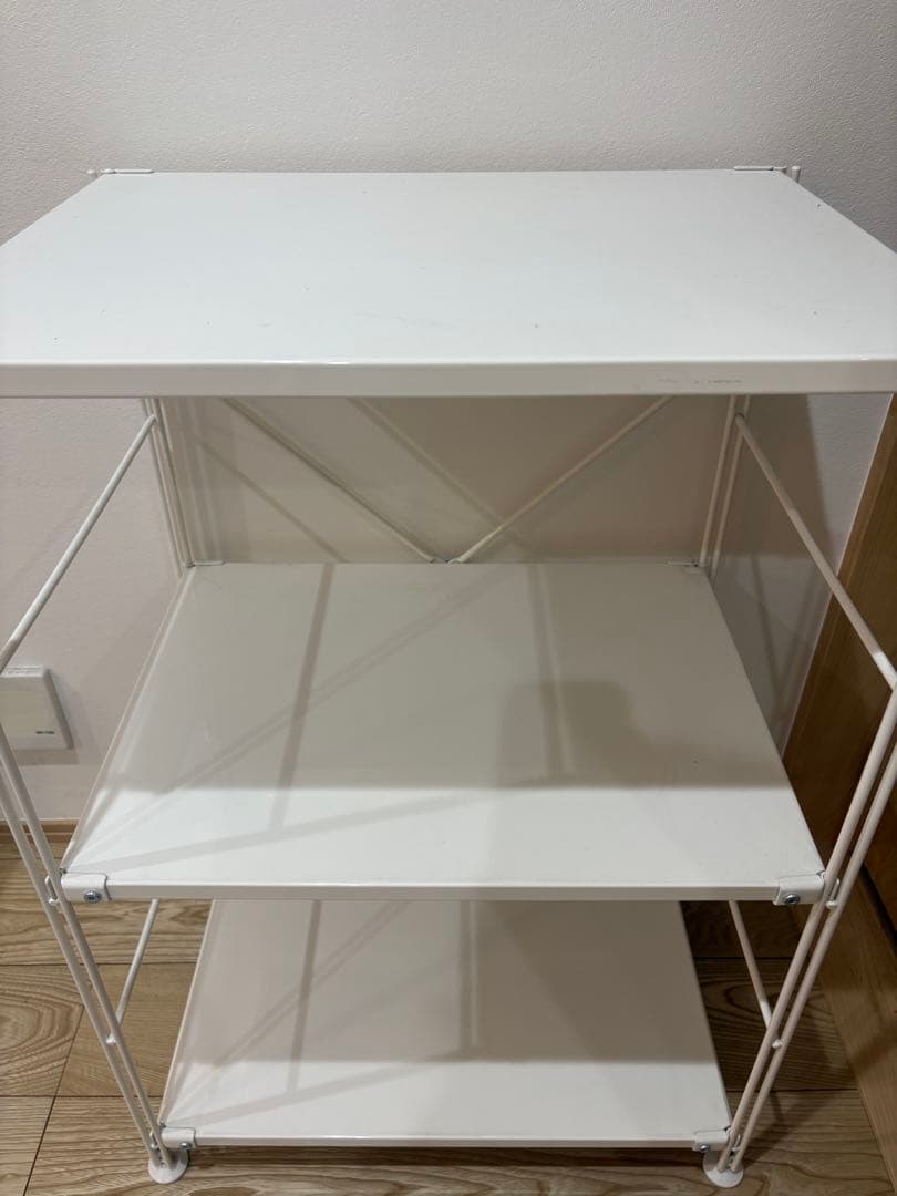 【無印良品】MUJI スチールユニットシェルフ　ライトグレー
