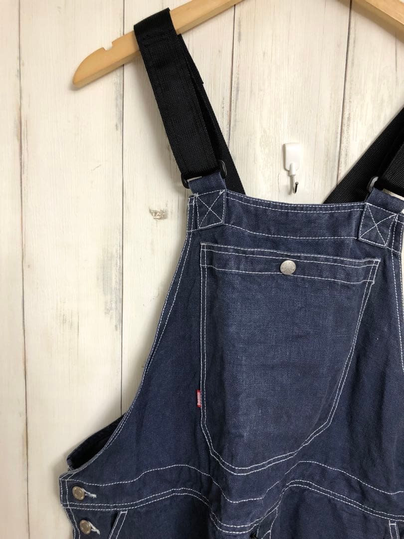 TOKYOHEMPCONNECTION HEMPオーバーオール ネイビー L