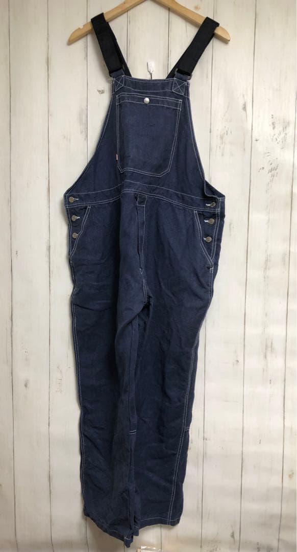 TOKYOHEMPCONNECTION HEMPオーバーオール ネイビー L