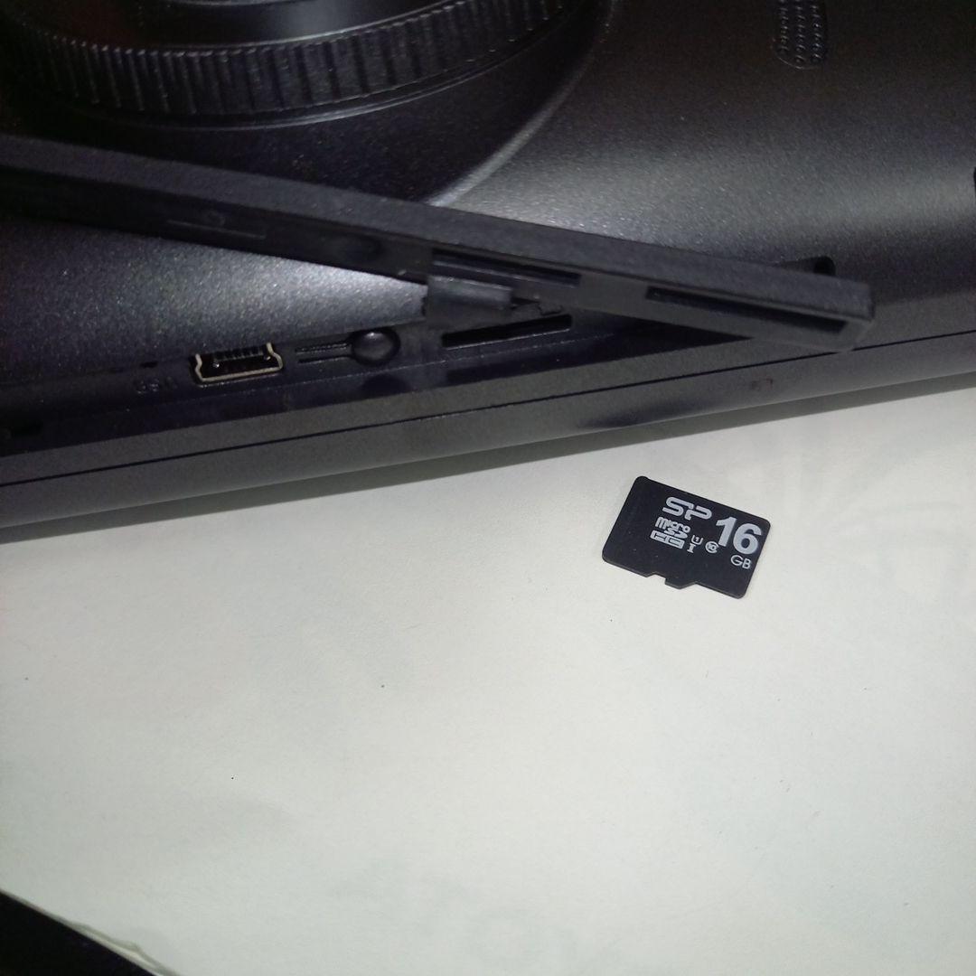 動作確認済　AUTO-VOX　ZJ-V5pro　ミラー型ドラレコ　前後カメラ