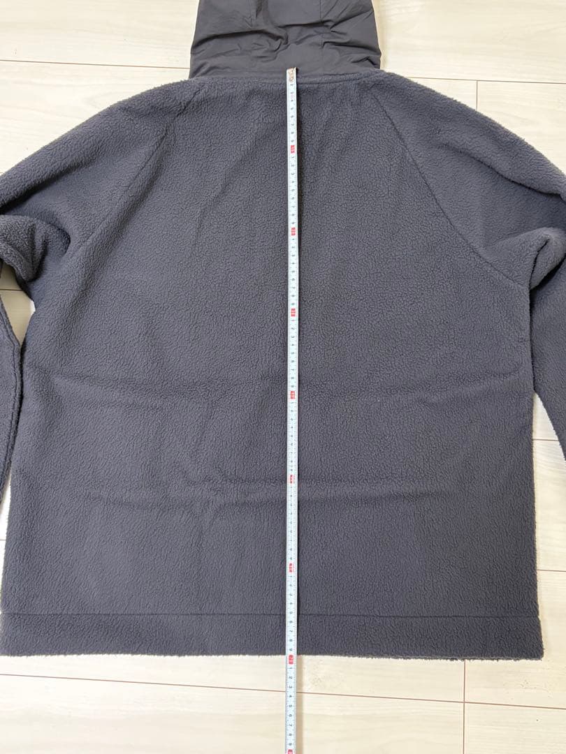 未使用)ブリーフィング ゴルフ メンズ フリースパーカー サイズL グレー