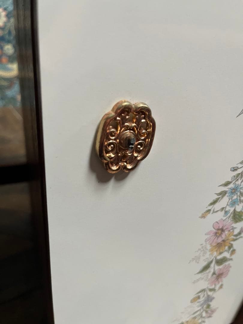 鏡台 ドレッサー 椅子 セット インテリア 昭和レトロ 当時物 花柄レトロポップ