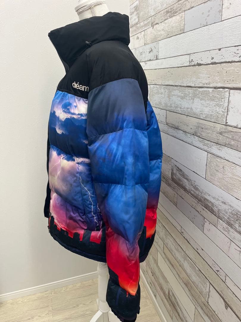 dreamteam ダウンジャケット 雷デザイン