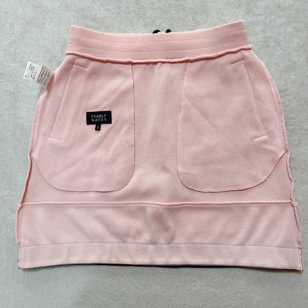 極美品　パーリーゲイツ　近年　2022　セットアップ　ハニカムWフェィス　ピンク
