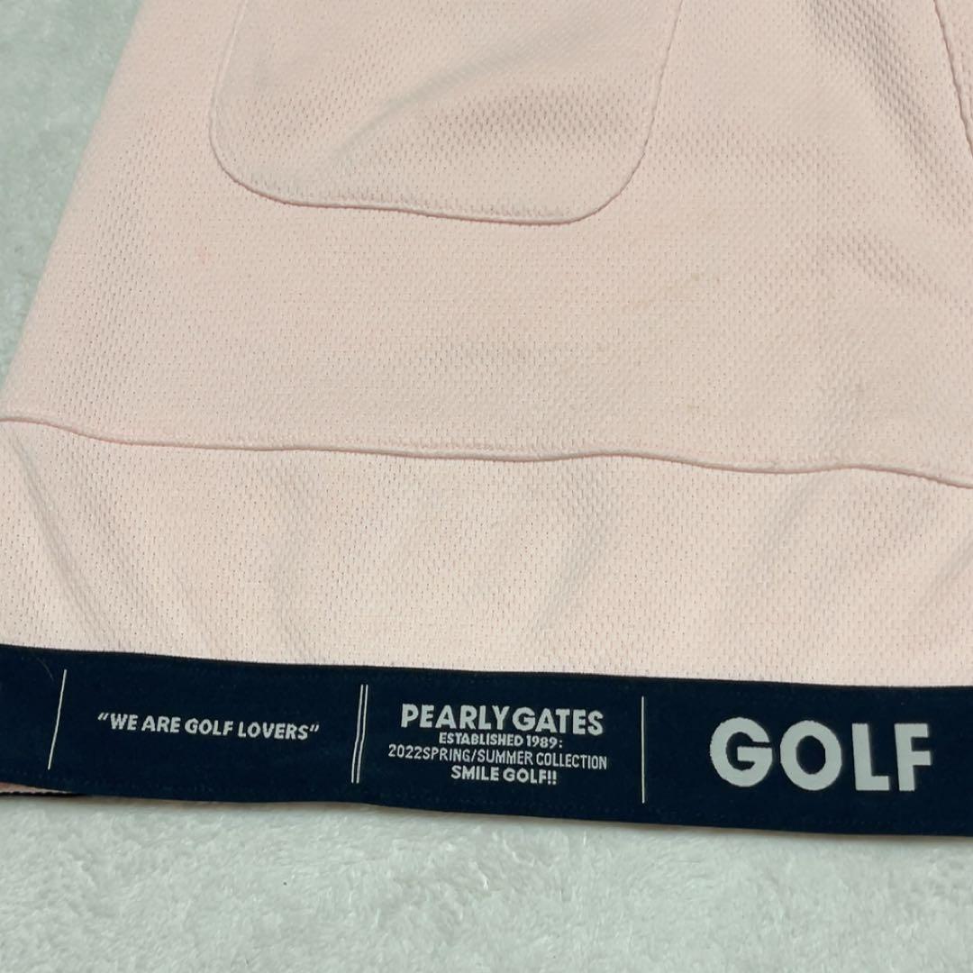 極美品　パーリーゲイツ　近年　2022　セットアップ　ハニカムWフェィス　ピンク