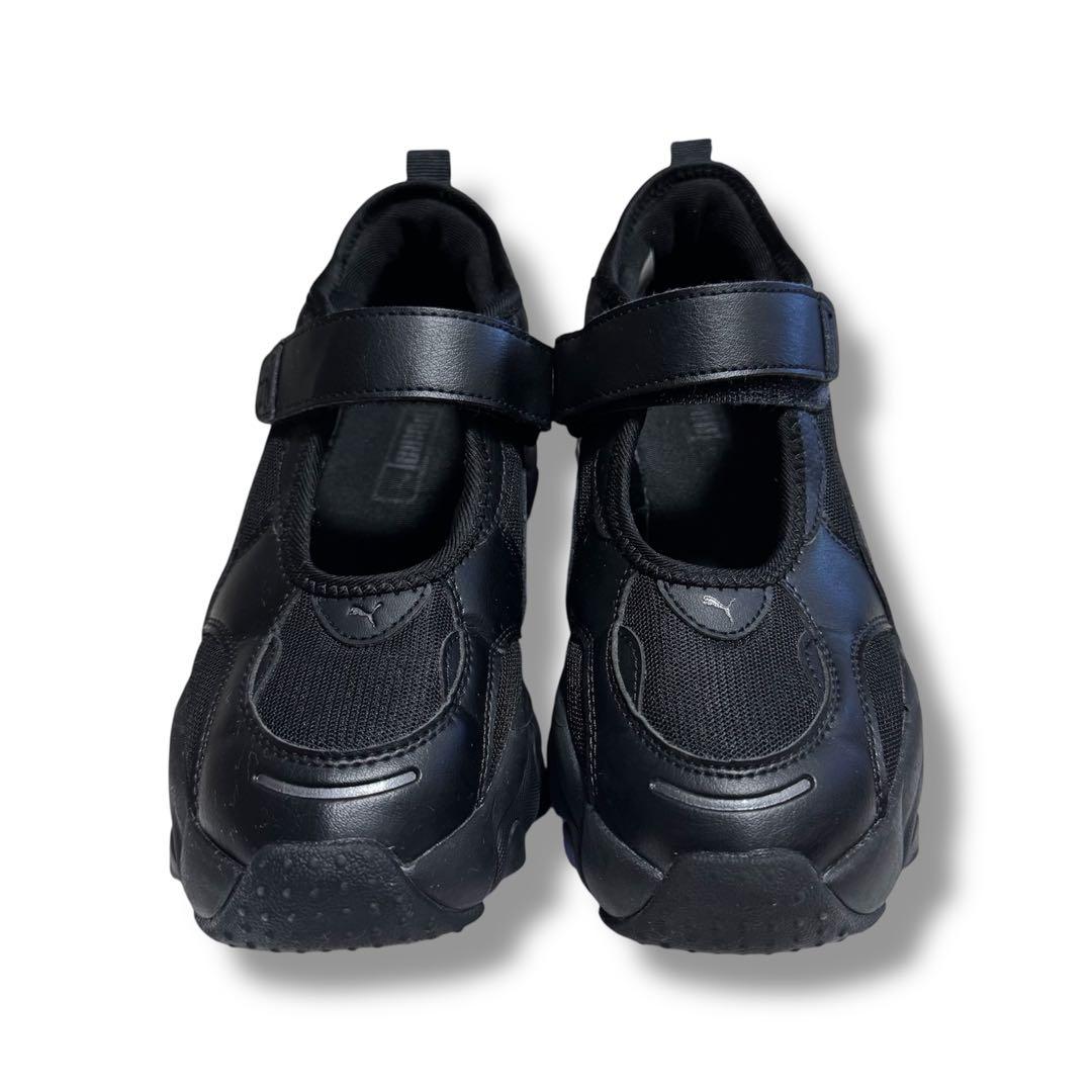 美品✨ PUMA パルサーウェッジ サンダル メリージェーン ブラック 23.5