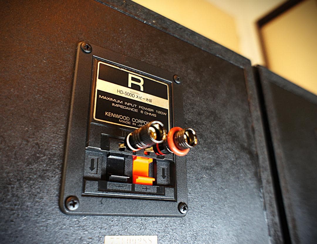 【超美品】KENWOODスピーカー LS-500D ブラック調 整備良品