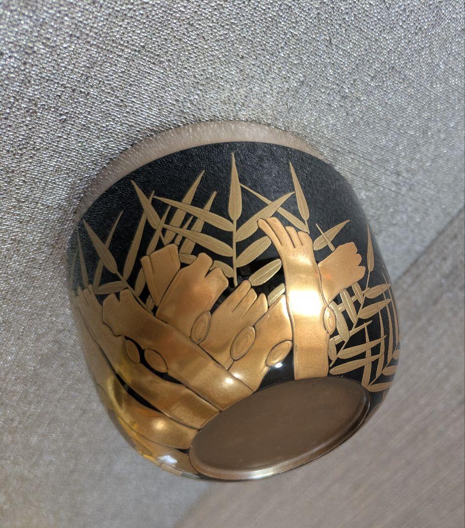 甲紅ニ季鳥裏銀地棗　宗完箱