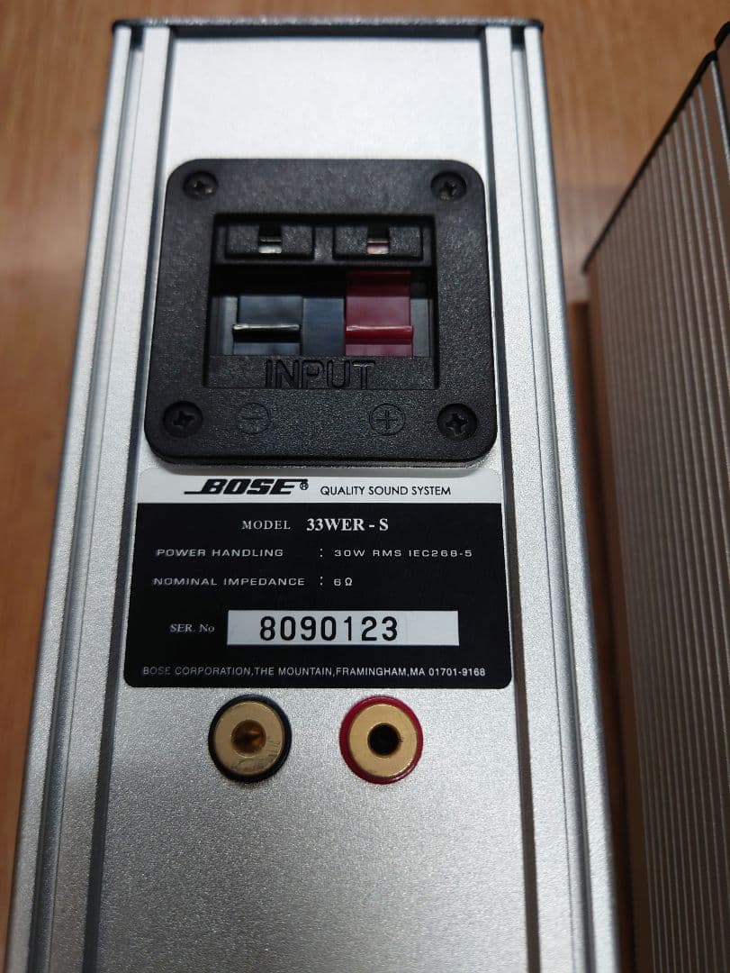 ■【￥49800・2002年】BOSE　33WER-S スピーカー・ペア