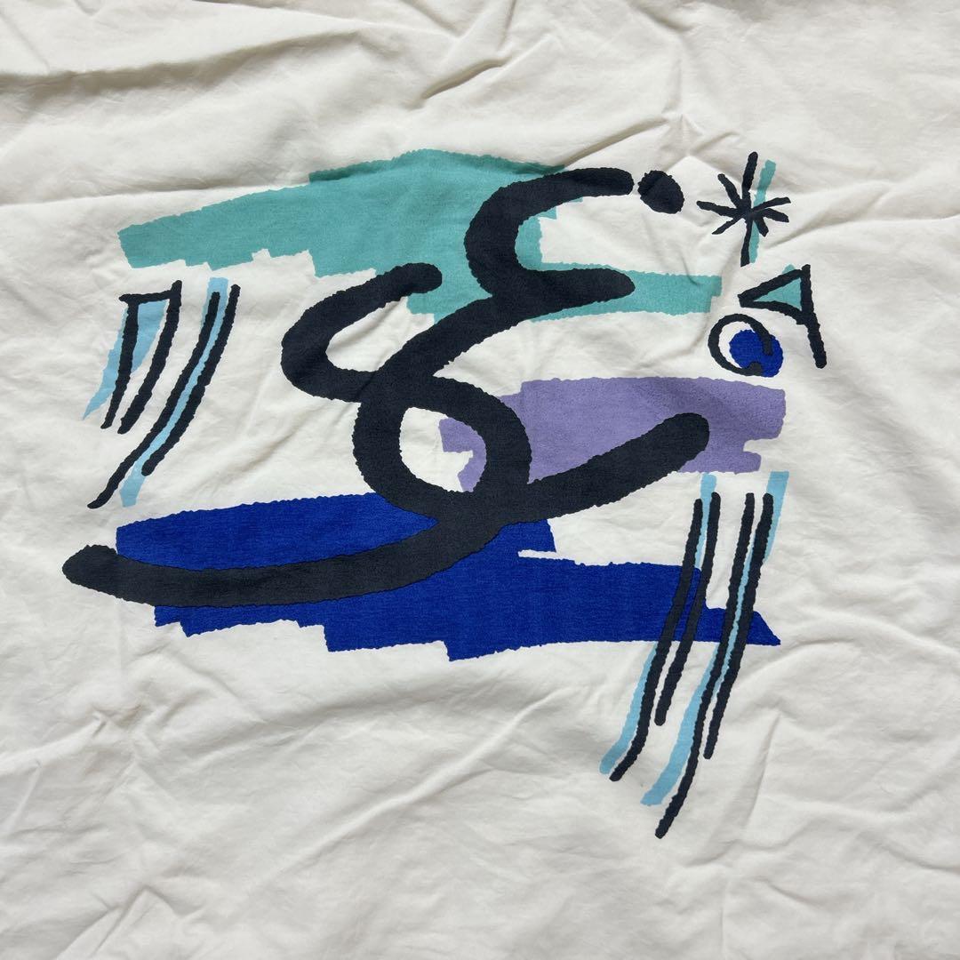 90s adidas ステファンエドバーグ ウィンドブレーカー L 白 青