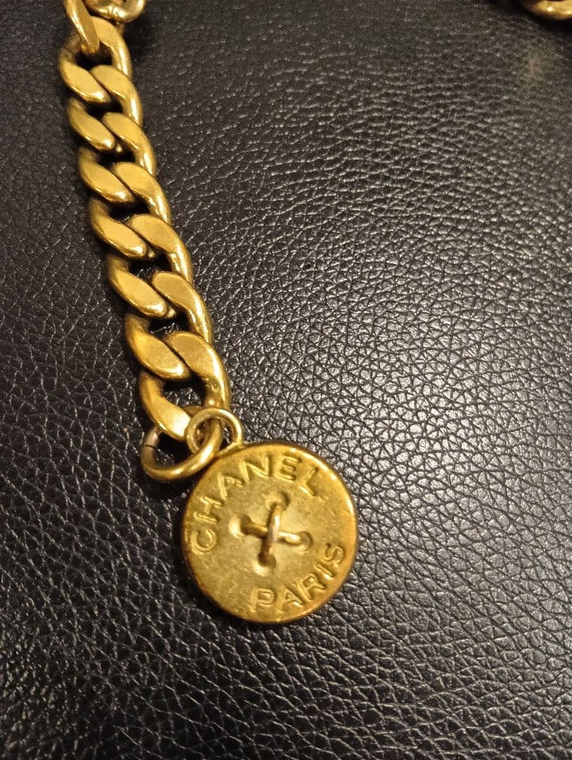 CHANEL チェーンベルト 金色