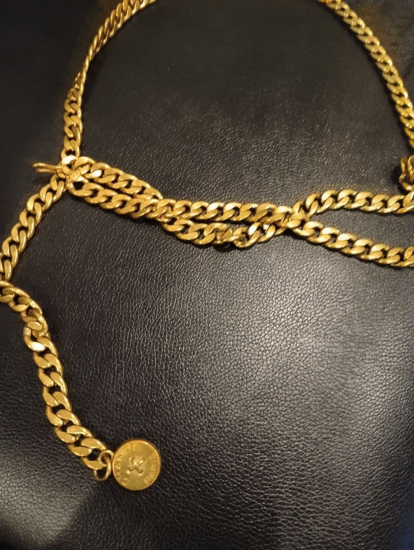 CHANEL チェーンベルト 金色