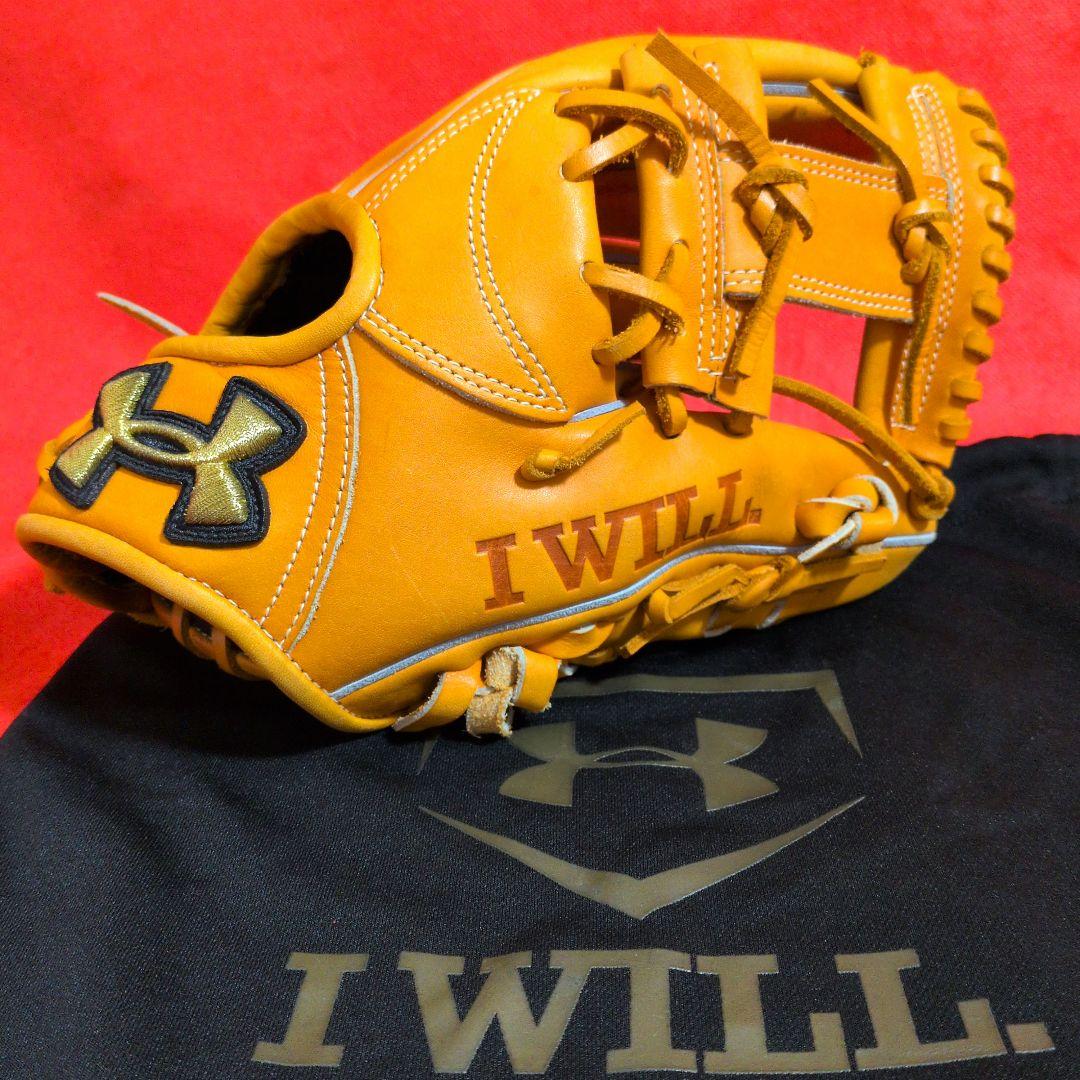 【良品】UNDER ARMOUR★IWILL★QBB0249／軟式グラブ／内野手