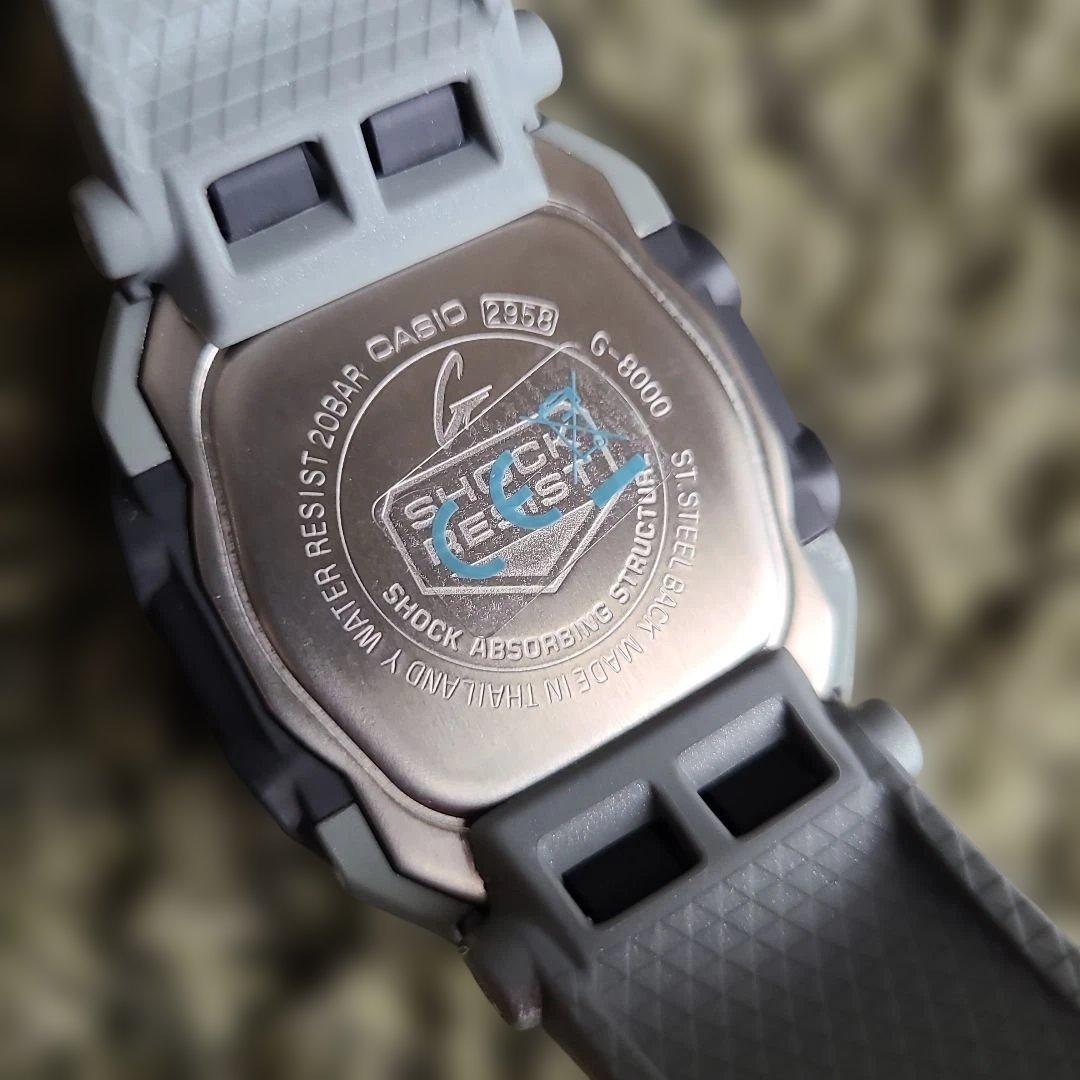 【美品】G-SHOCK G-8000B-2V シルバー