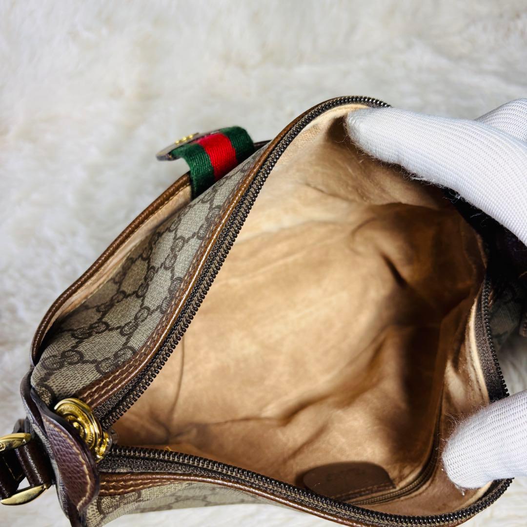 希少品 GUCCI ヴィンテージ シェリーライン ショルダーバッグ gg柄