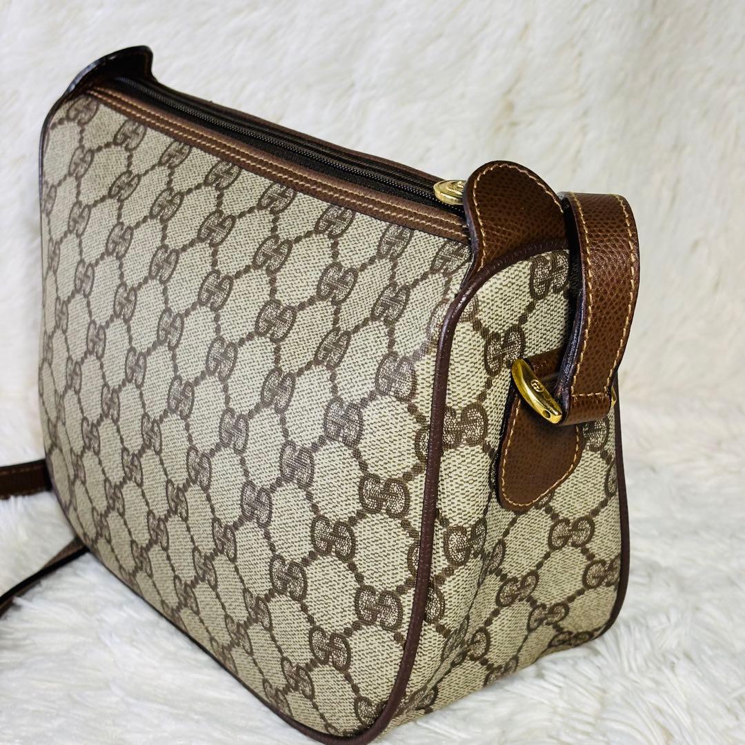 希少品 GUCCI ヴィンテージ シェリーライン ショルダーバッグ gg柄