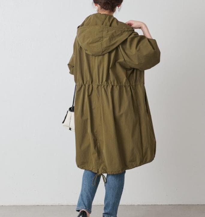 BEARDSLEY ビアズリー コットン ナイロン ミドル丈 モッズ コート