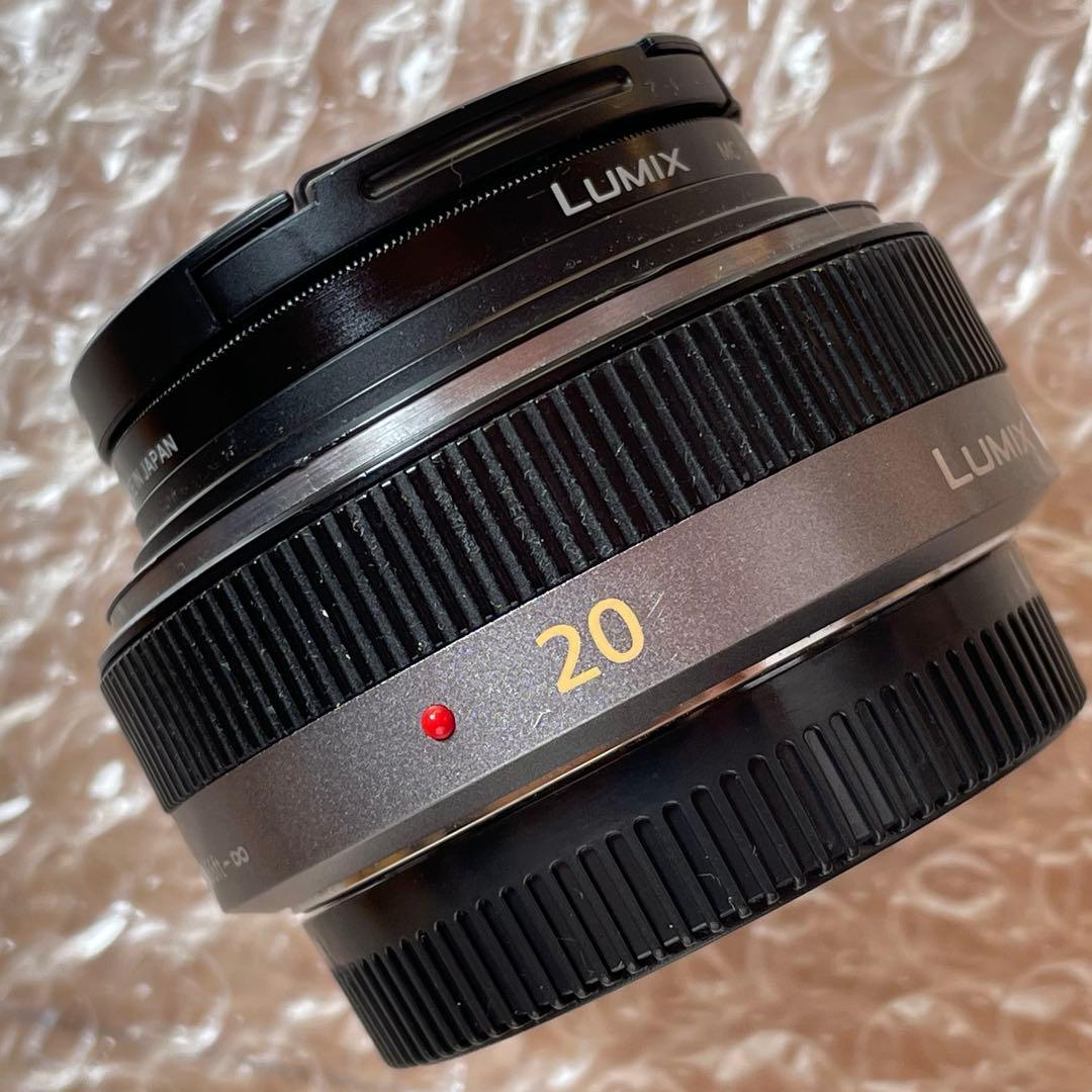 Panasonic LUMIX G 20mm F1.7 フィルター付き