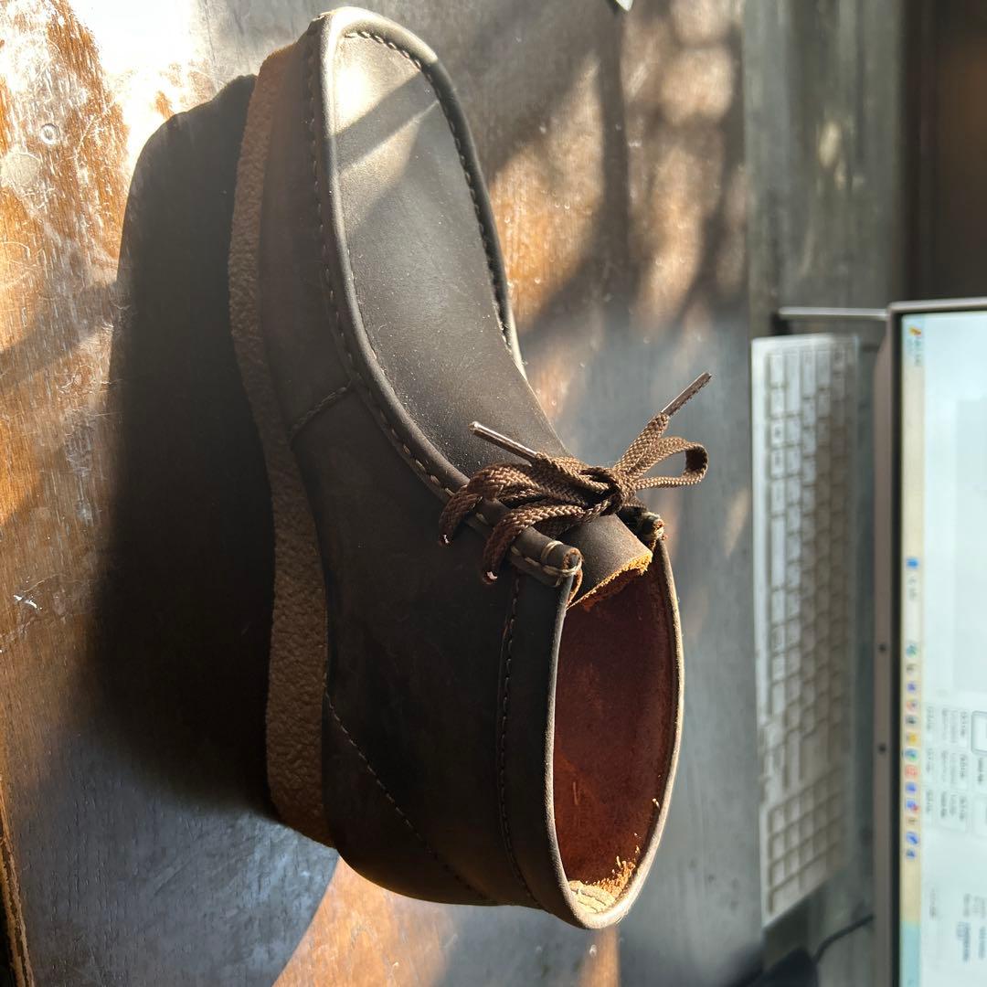 クラークス　ワラビーブーツモカシン　シェーカーズブーツ　24cm