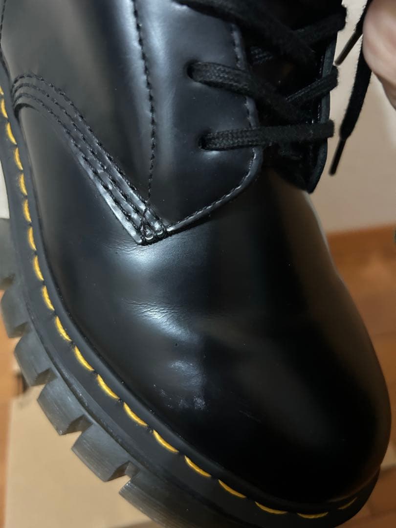 Dr.Martens/RIKARD 8I ブラック ワークブーツ UK7