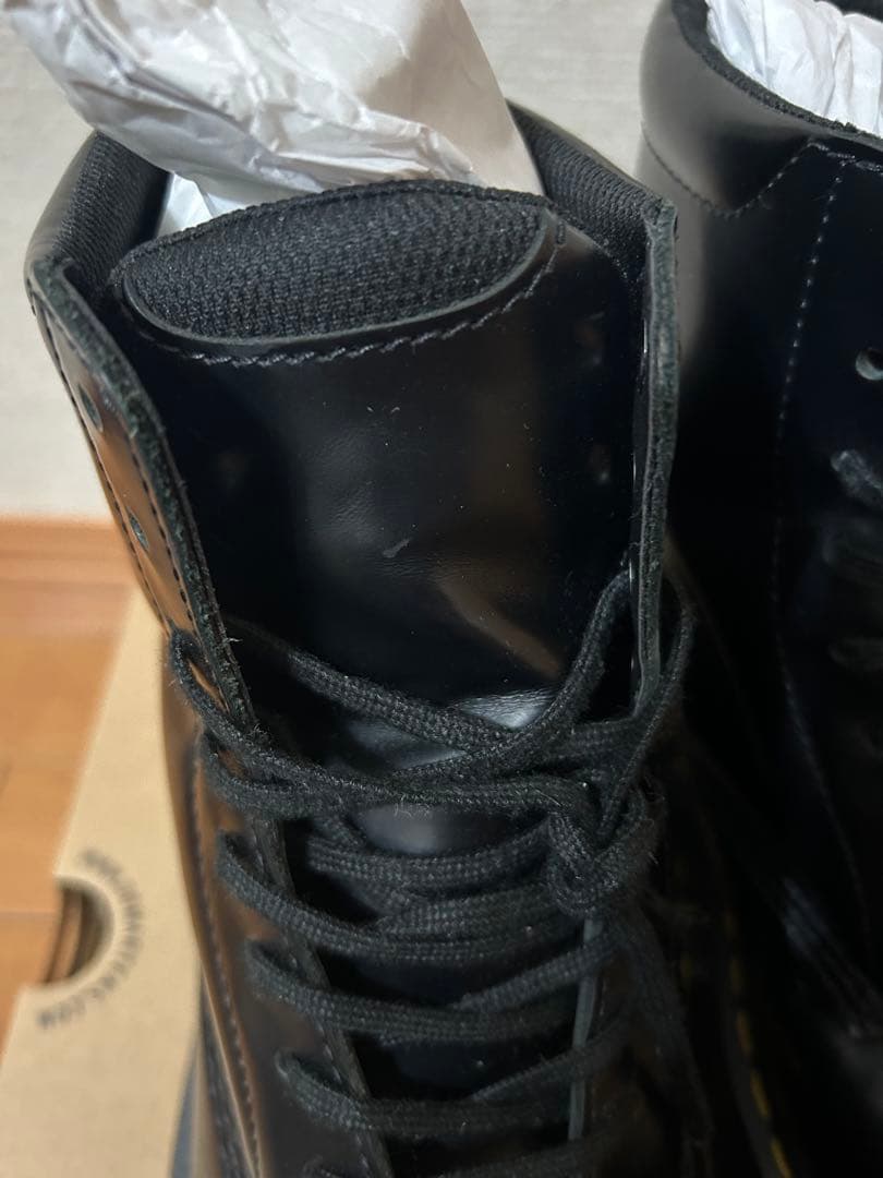 Dr.Martens/RIKARD 8I ブラック ワークブーツ UK7