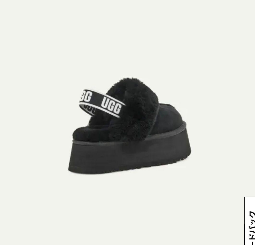 新品☆公式サイト購入品☆UGG Funkette ブラック 厚底　7　24cm