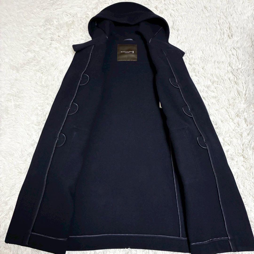 し*ん様 極美品/L マッキントッシュロンドン　ダッフルコート　ネイビー　カウレ